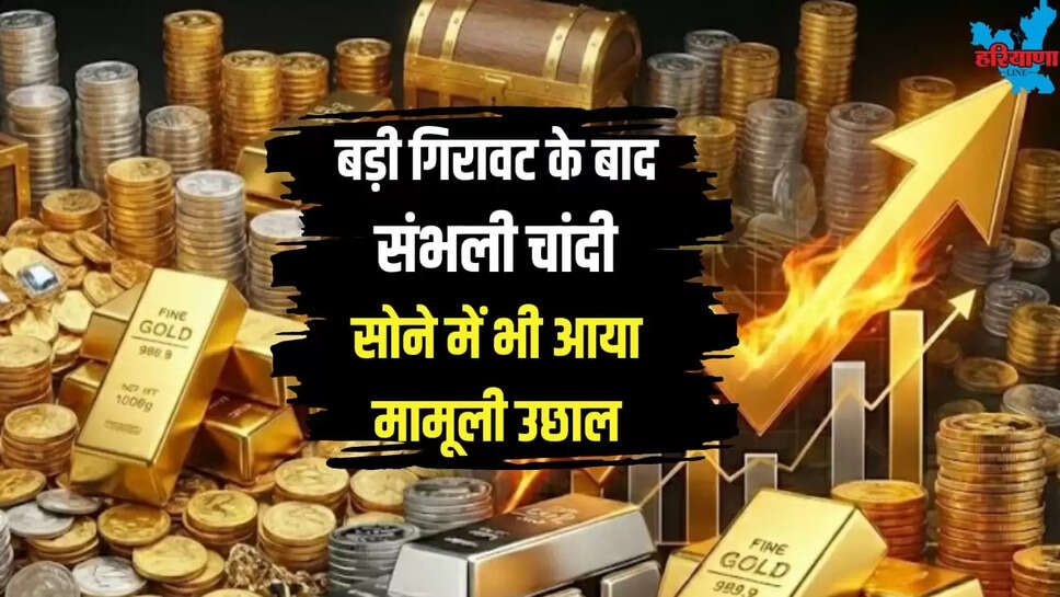 After the sharp fall yesterday silver recovered today