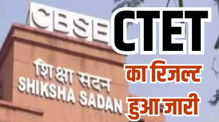 ctet result out