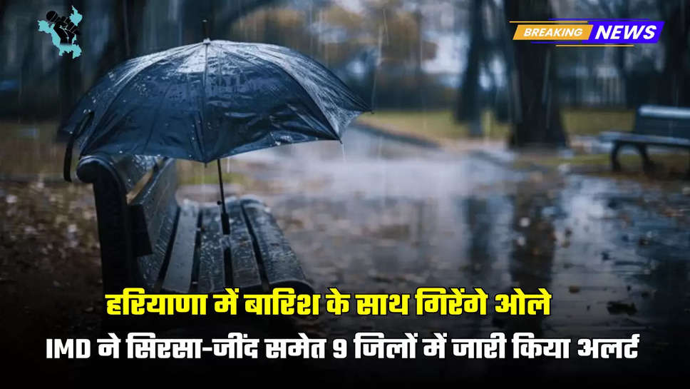 IMD ने सिरसा-जींद समेत 9 जिलों में जारी किया अलर्ट